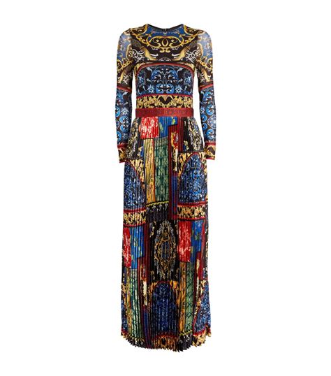 Womens Alice Olivia Multi Printed Ivey Maxi Dress Harrods US