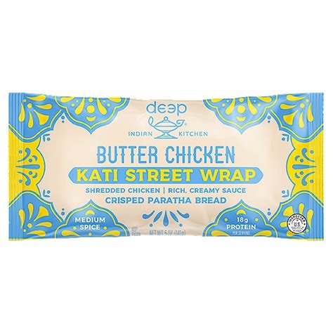 Deep Indian Kitchen Butter Chicken Kati Street Wrap 5 Oz Shoprite