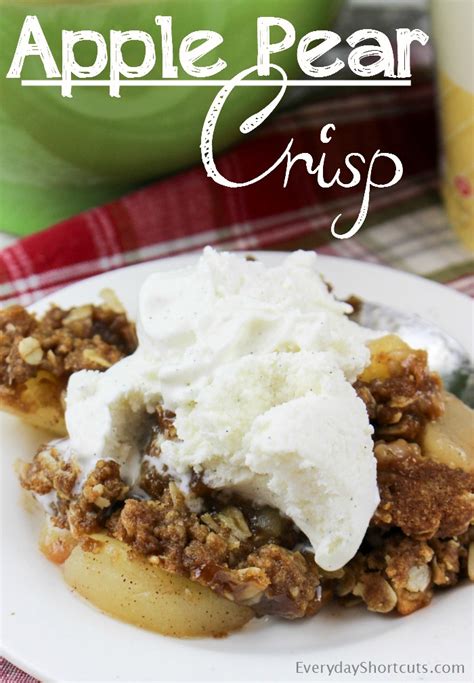 Apple Pear Crisp Recipe