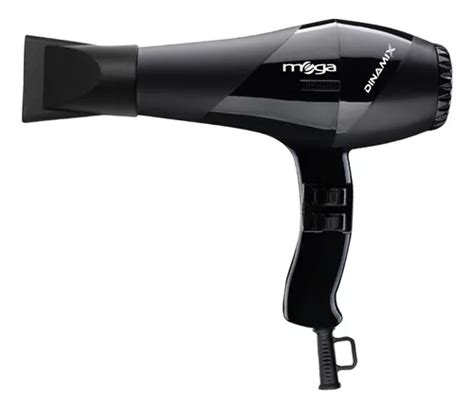 Secador De Cabelo Mega Dinamix 2000w 127v 220v Cor Preto Frete grátis