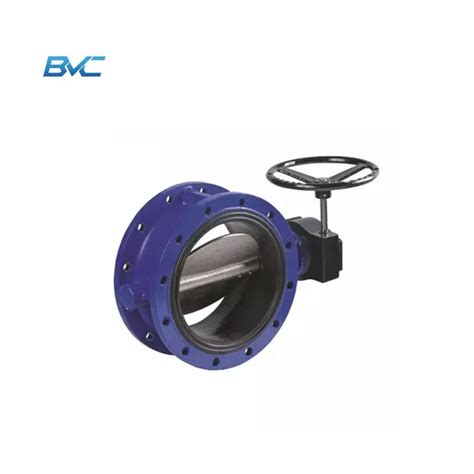 Ductile Iron Dn Rubber Seat Double Flanged Type Concentric Butterfly