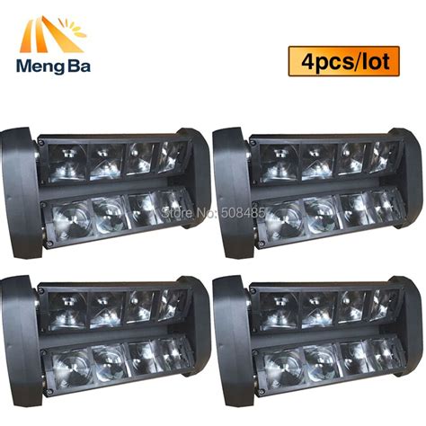 Miniluz LED de cabeza móvil Araña de 8x6W RGBW de buena calidad 4