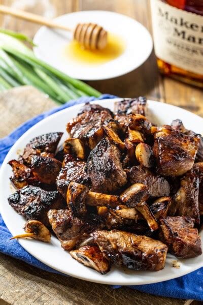 Honey Bourbon Steak Tips Spicy Southern Kitchen