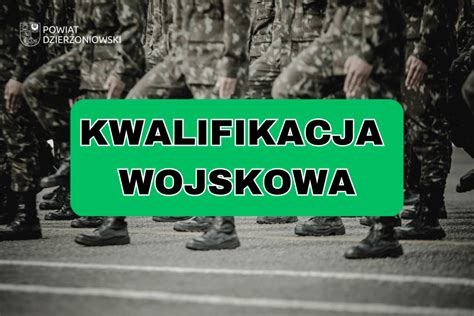 Kwalifikacja Wojskowa Powiat Dzier Oniowski