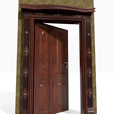 Усадьба WalkThrough с деревянным каркасом Каркас двери Обод Шасси ...