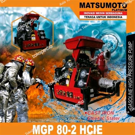 Promo Pompa Pemadam Matsumoto MGP 80 2 HCIE Gasoline Fire Pump Heavy