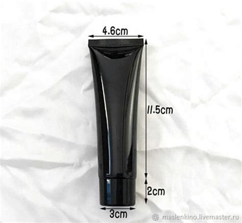 Туба для крема 50 мл чёрная глянцевая в интернет-магазине на Ярмарке ...