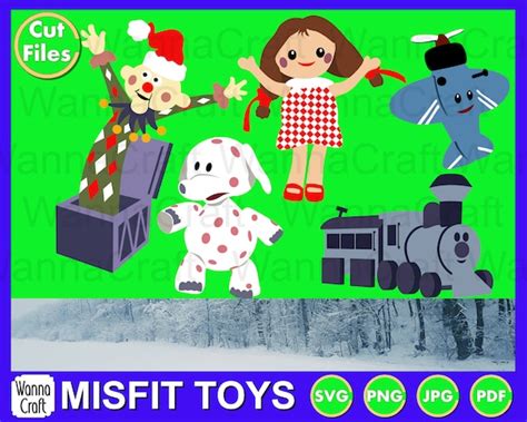 Misfit Toy Christmas Classics. SVG PNG Cut Files and More - Etsy