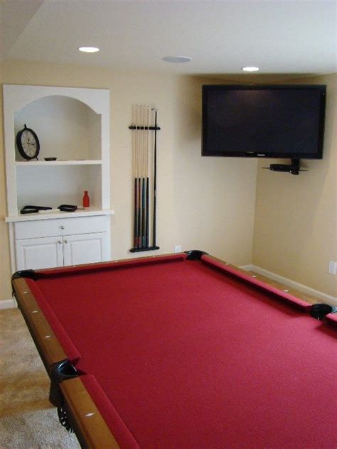 Finished Basement Billiard Room Game Room Finishing Basement Room