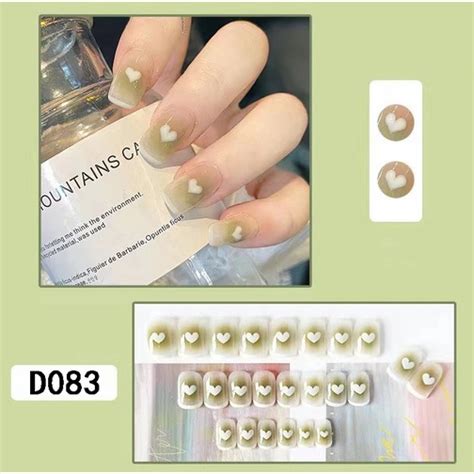 Jual Ratu Nail Art D Kuku Palsu Pcs Fake Nail Stickers