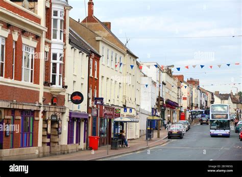 DONCASTER, UK - JULY 12, 2016: Street view in downtown Doncaster, UK ...