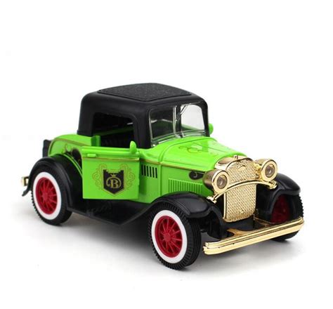 1:32 Scale Exquisite Retro Vintage Diecast Car Toy Autos Pull Back Classical Vehicles Toy - Buy ...