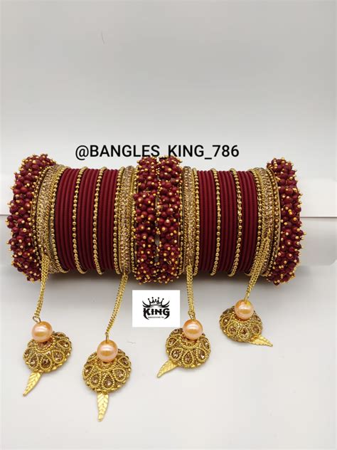 Lariya Moti Bangles Set Bangles King