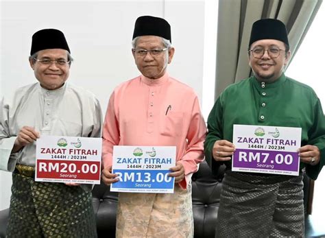 Kadar Zakat Fitrah Pulau Pinang RM7 RM13 Dan RM20 Buletin Mutiara