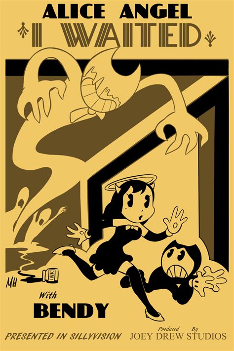 Bendy And The Ink Machine Parody Of Betty Boops I Heard Poster By