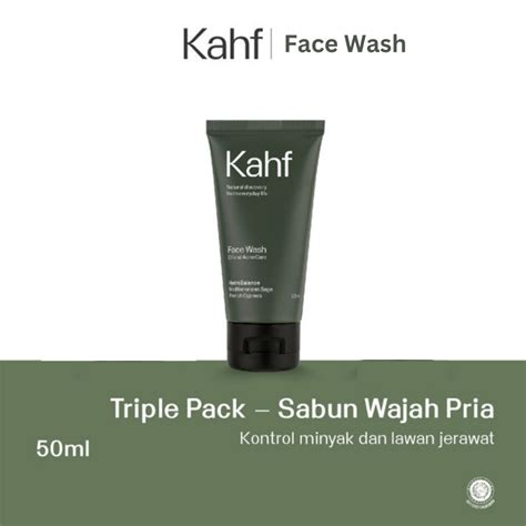 Jual Kahf Face Wash Ml Sabun Pembersih Wajah Cuci Muka Pria