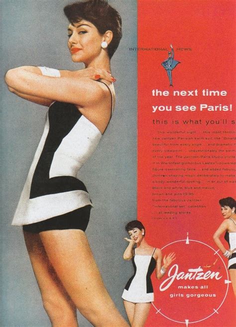 Jantzen 1956 Jantzen Swimwear Poster Ads Advertising Poster