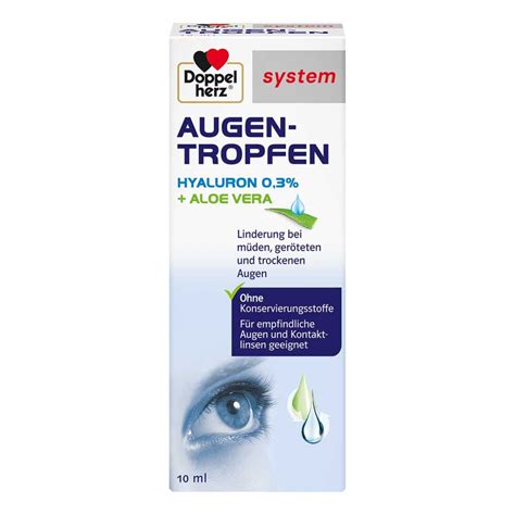 Doppelherz Augen Tropfen Hyaluron System Online Kaufen