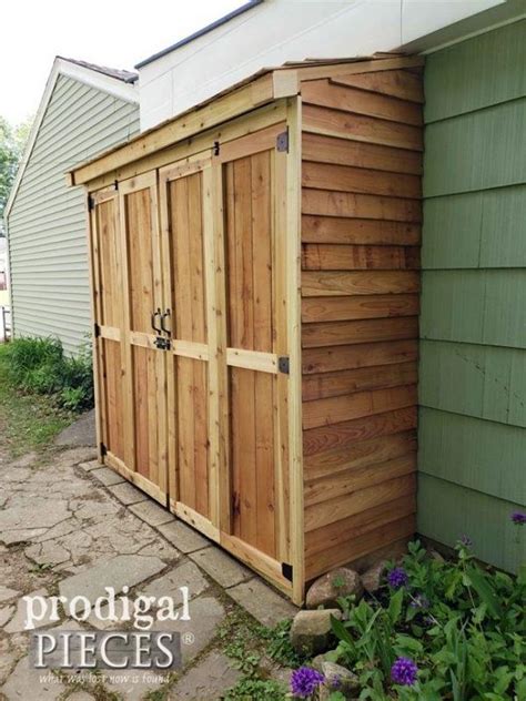 11 DIY Bike Shed Plans For Storage - Mint Design Blog