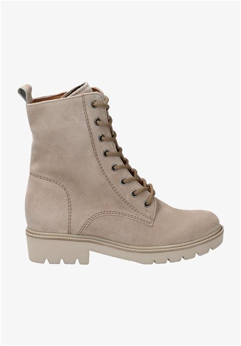 Gabor Lace Up Ankle Boots Beige Zalando Ie