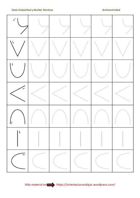 Ejercicios De Grafomotricidad Con Trazos Profe Recursos