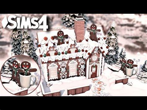 Gingerbread House | No cc | The sims 4 | Stop motion Speed build | Sims ...