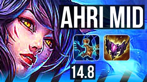 AHRI Vs BRAND MID 13 1 10 69 Winrate Legendary KR Master 14