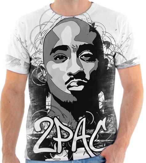 Camisa Camiseta Personaliza Cantor De Rap Tupac Shakur No Elo