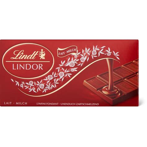 Lindt Lindor Tavoletta Di Cioccolato Al Latte Ripieno Migros