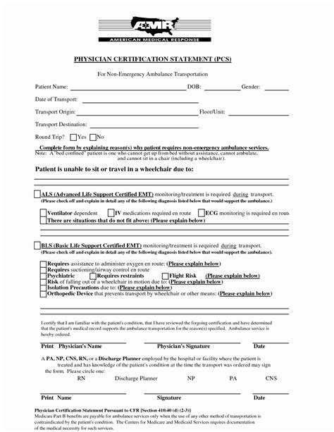 30 Fillable Hospital Discharge Papers | Example Document Template