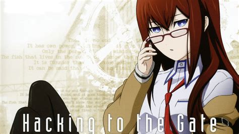 Kurisu Makise Hd Wallpaper Hacking To The Gate