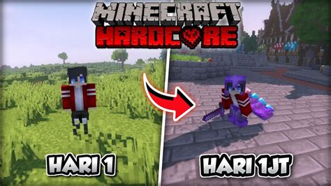 Mencoba Bertahan 1 000 000 Hari Di Minecraft Survival Hardcore Ini