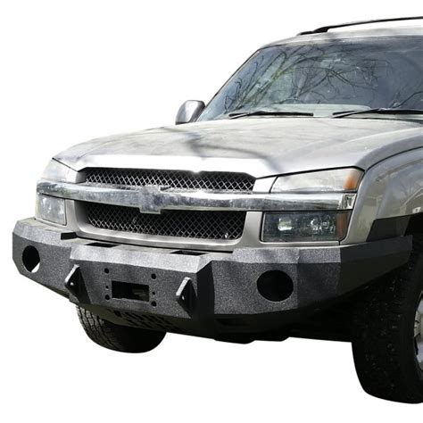 Iron Bull Bumpers® Chevy Avalanche 1500 2002 Full Width Black Front Winch Hd Bumper