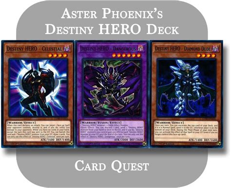 Buy Yu Gi Oh GX Aster Phoenix S Complete Destiny Hero Fusion Deck