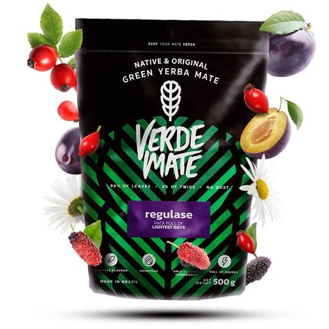 Tienda De Yerba Mate Verde Mate Green Regulase 0 5kg Yerba Mate