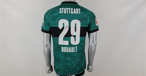 Getragenes Ausweichtrikot Von VfB Star Rouault