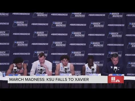 Xavier Speaks After Beating KSU In First Round Of NCAA Basketball