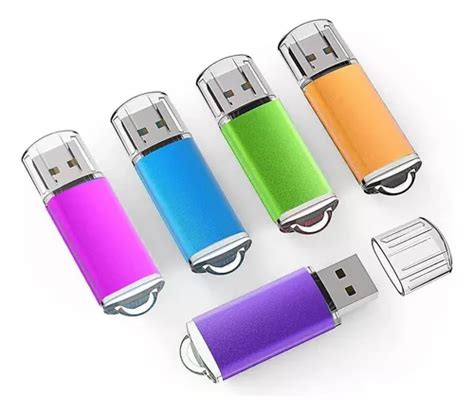 Unidades Flash USB 2 0 K Zz De Cores Variadas De 8 GB Pacote 5