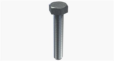 3D bolt m7x40 - TurboSquid 1413511