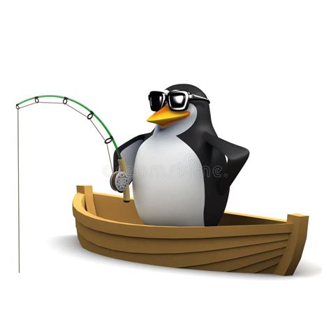 Cartoon Fishing Penguin Stock Illustrations 405 Cartoon Fishing