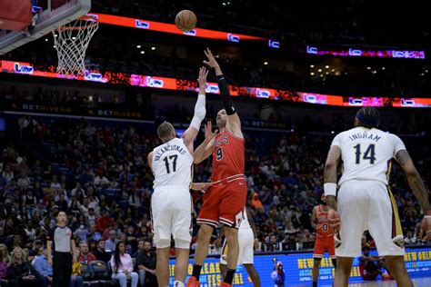 Nikola Vucevic Demar Derozan Lead The Bulls Past The Pelicans 114 106