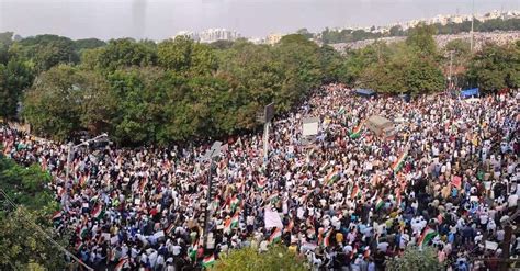 Million March Sea Of Protestors Against Caa Nrc Npr The Siasat Daily