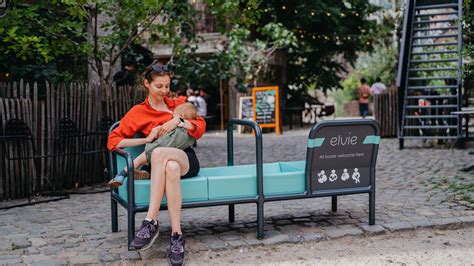 Paris A Breastfeeding Bench Installed To Encourage Women To Breastfeed