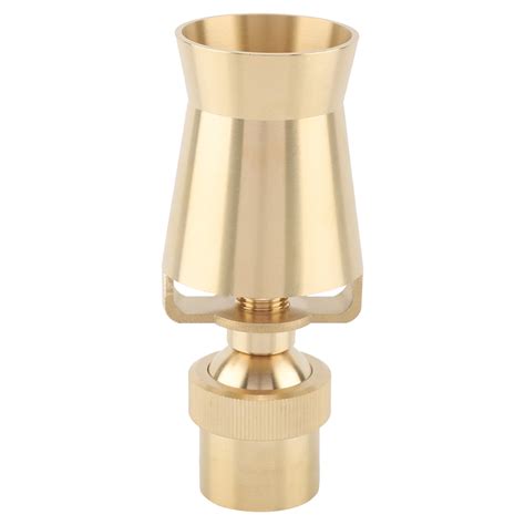 Brass Ice Tower Cascade Cedar Water Fountain Nozzle Spray Pond