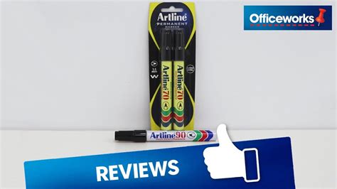 Artline Permanent Markers Overview Youtube