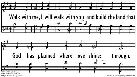 WALK WITH ME | Digital Songs & Hymns