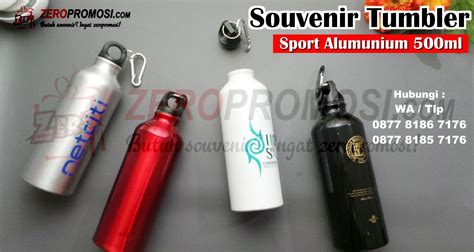 Souvenir Tumbler Sport Alumunium A 11 Eksklusif Kapasitas 500ml Murah