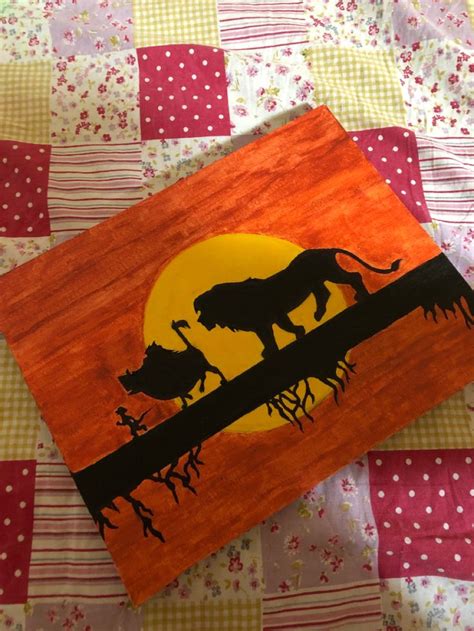 Desenho Do Rei Leão Colorido - Tela Rei Leão | Desenho rei leão, Telas pintadas, Desenho do rei leão