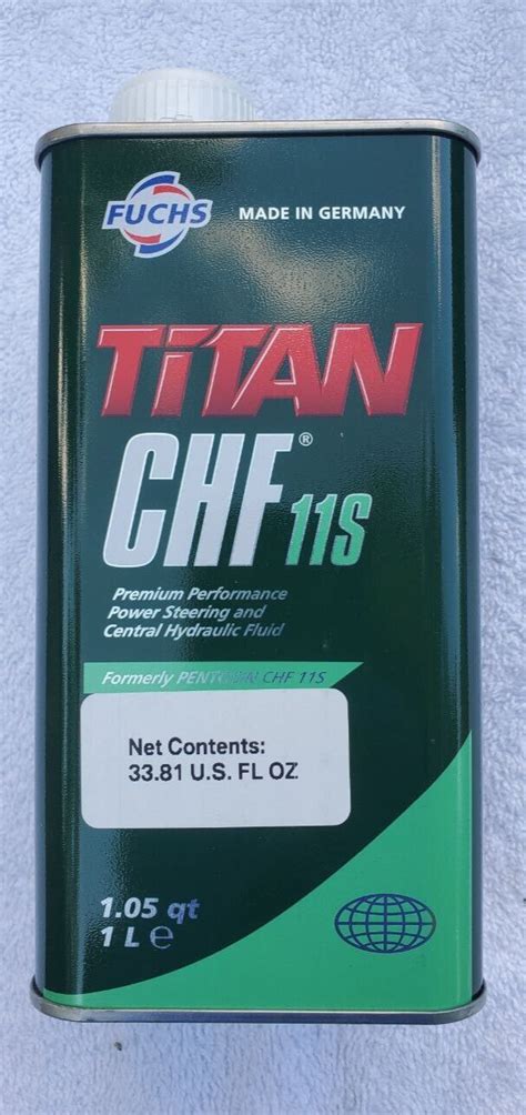 Fuchs TITAN CHF 11S Power Steering And Central Hydraulic Fluid 2 X 1L