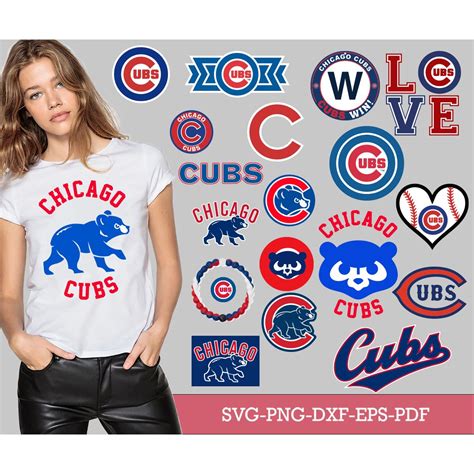 Chicago Cubs T Shirt Design Bundle